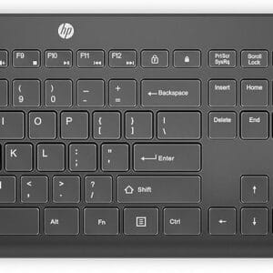 Combo de Teclado e Mouse Ergonômico Sem Fio HP 230